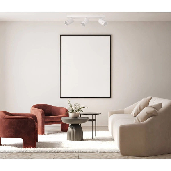 Metalowa lampa sufitowa Selma reflektorki LED 15W 4000K białe