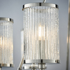 Lampa wisząca Easton 74128 Endon szklane tuby okrągłe nikiel