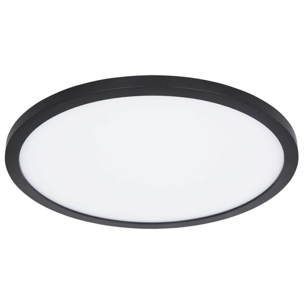 Łazienkowa LAMPA sufitowa SAPANA 41562-18B Globo minimalistyczna LED 18W 3000K okrągły plafon IP44 czarny