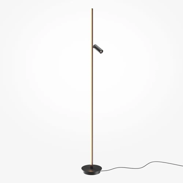 Ściemnialna stojąca lampa Thin MOD395FL-L28B3K LED 14W 3000K czarna