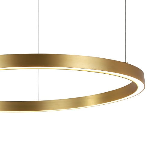 Lampa pierścień wiszący Midway LP-033/1P LED 35W 3000K złoty