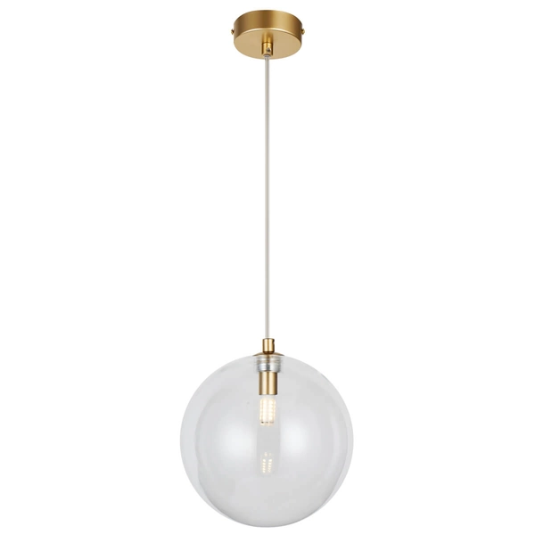 Wisząca lampa szklana kula BUBBLES AZ5954+AZ5958 przezroczysty złoty