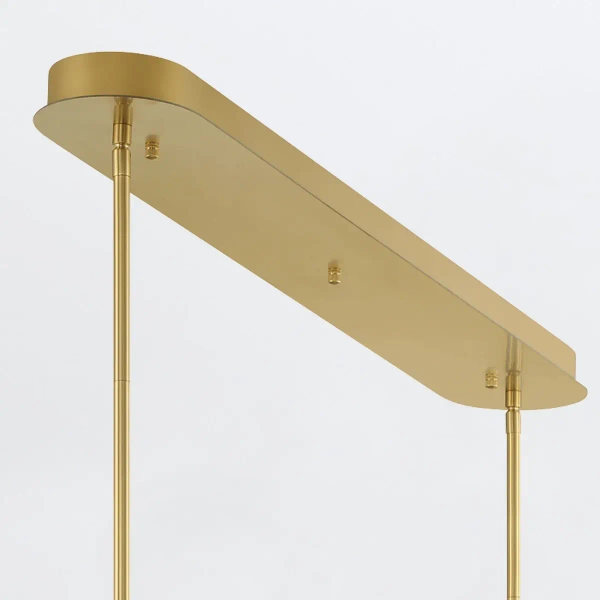 Wisząca lampa szklana tuba Espada QN-ESPADA-LP-BG LED 38W 3000K złoty