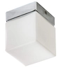 Ścienna lampa łazienkowa Mil kostka LED 6W 3000K biała chrom