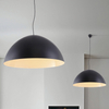 Metalowa lampa wisząca Magma AZ1402 Azzardo biała czarna