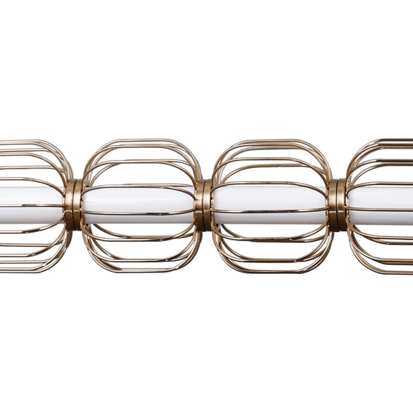 Lampa zwieszana Pedro PND-34405-5-HBR LED 100W 3000K metalowa złoty