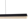 Wisząca lampa listwa ANABELLA ST-8501 black LED 12W 3000K czarna