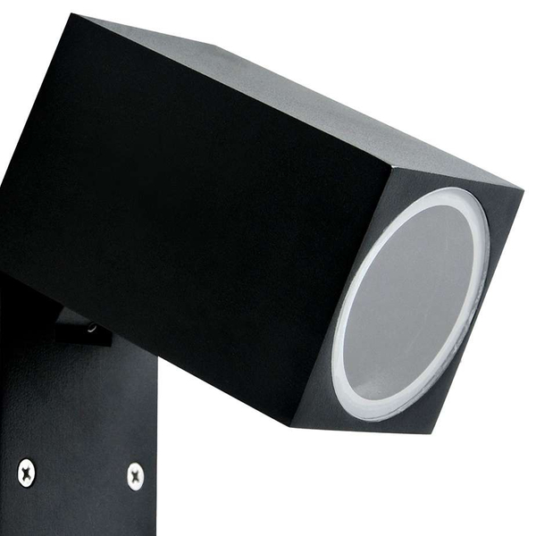 Ogrodowa LAMPA ścienna PRIMM 9551 Nowodvorski zewnętrzna OPRAWA metalowy reflektorek IP54 grafitowa