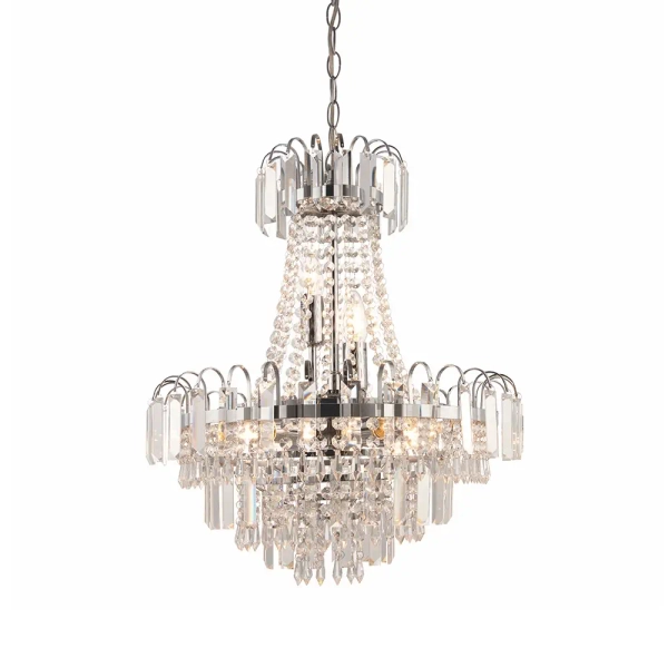Żyrandol glamour Amadis 96826-CH kryształowy przezroczysty chrom