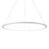 Wisząca lampa ring Vinola PND-56135B-100RPC-WH-3KS4K-TRDIMM Italux LED 58W 3000-4000K biały