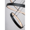 Ledowa zwisająca lampa obręcz Beliza 72346 LED 90W 3000-6500K czarny