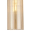 Szklana lampa wisząca Malika 1 PL0140-1 Yaskr złota czarna miodowa