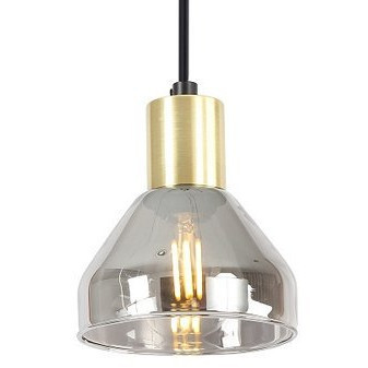 Lampa wisząca GREGORY 31-78391 szklana loftowy zwis przydymiony