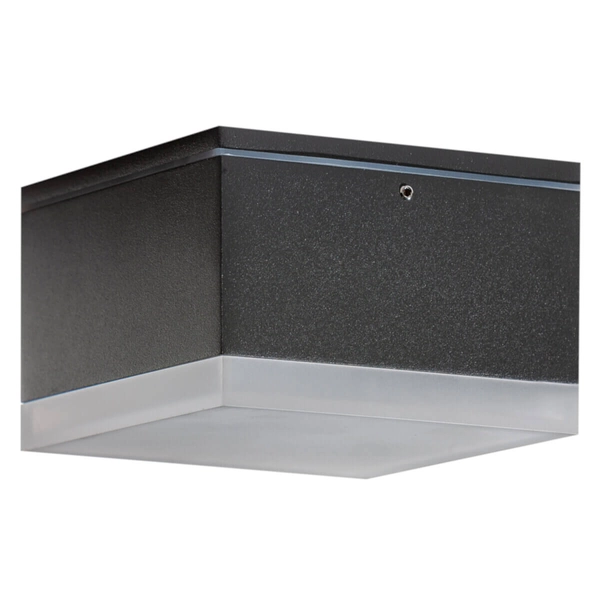 Kwadratowa lampa przysufitowa APULIA AZ4338 LED 8W 3000K IP54 szary