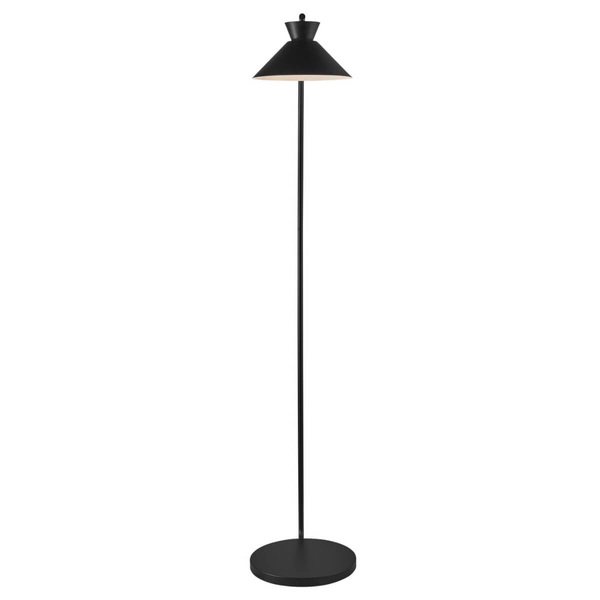Salonowa lampa podłogowa DIAL 2213394003 do czytania czarny