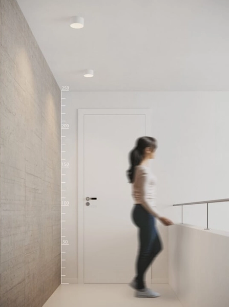 Sufitowa lampa okrągła Monza AZ2257 LED 10W do przedpokoju biała