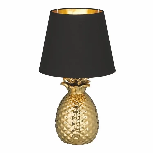 Stołowa lampka dekoracyjna Pineapple R50421079 RL Light ananas złota czarna