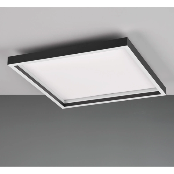 Kwadratowy plafon sufitowy Rotonda R64502932 RL Light LED 20W 3000K czarna