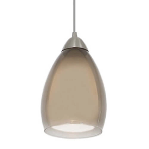 LAMPA wisząca NIKI LP-567/1P dym Light Prestige loftowa OPRAWA szklany zwis przydymiony