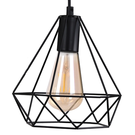 Loftowa LAMPA ścienna VIGO WOOD 314680 Polux metalowa OPRAWA druciany kinkiet hygge czarny brązowy