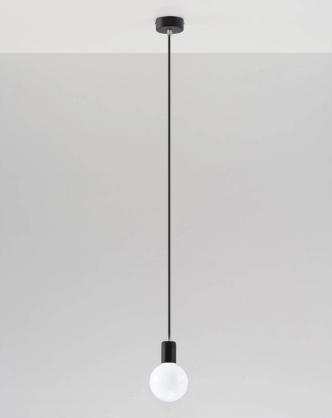 LAMPA wisząca SL.0152 OPRAWKA kabel przewód zwis czarny