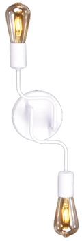 Lampa ścienna Peka K-4045 industrialna sticks biała