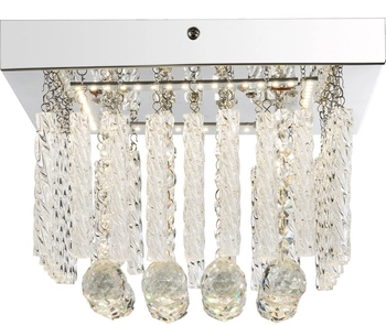 Lampa sufitowa crystal Mathilda 68396-12 LED 12W 4000K chrom