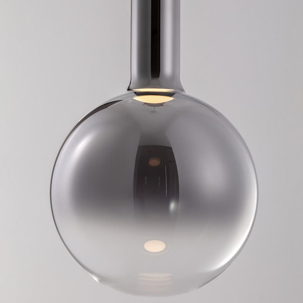 Lampa wisząca nad wyspę JAVIER LE44484 LED 6W 3000K ball szara biała