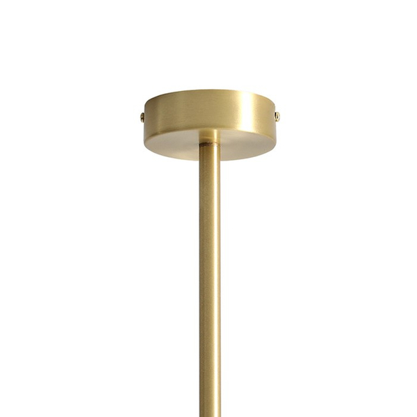 Szklana lampa wisząca PINNE 1080PL_G40_M zwis nad stół modernistyczny biały