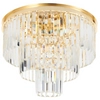 Lampa sufitowa glamour Splendore DN915-80 Step kryształki złote