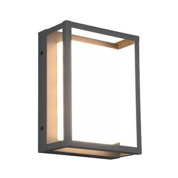 Ścienna lampa elewacyjna PORTOR DL142277860 LED 10,5W 2300-4000K IP54 antracyt