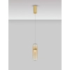 Zwisająca lampka tubka REBALVO LE45198 LED 7W 3000K złota