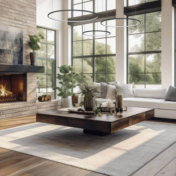 Podwieszana lampa Saturno ML0846 Milagro LED 100W 4000K pierścienie czarny