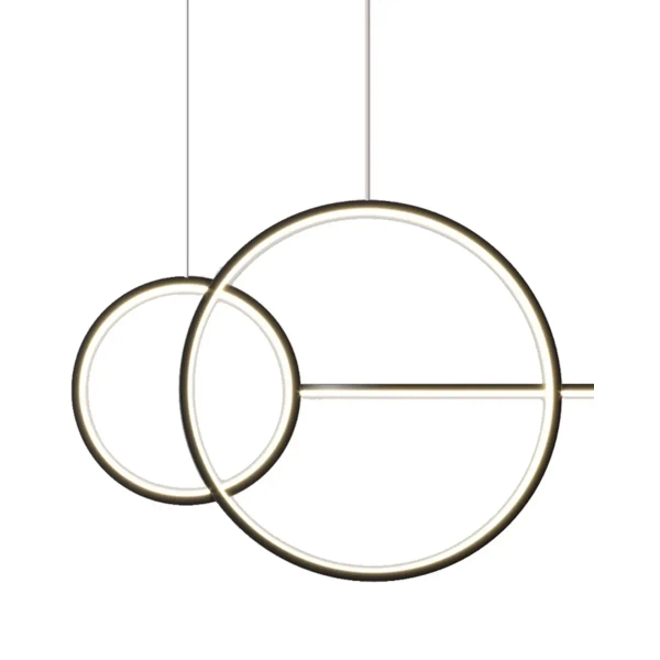 Lampa podwieszana listwa New age SMP0082-L120 Step LED 80W 3000K ring czarna