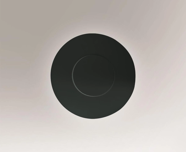 Kinkiet LAMPA ścienna CHITA 4461 Shilo metalowa OPRAWA okrągły LED 15W 4000K ancona czarna