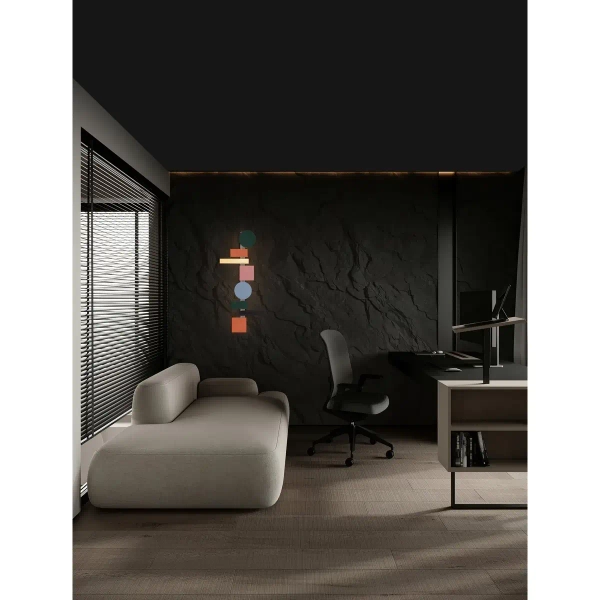 Geometryczna lampa ścienna GORZANO LE45551 LED 27W 2700-4000K kolorowa