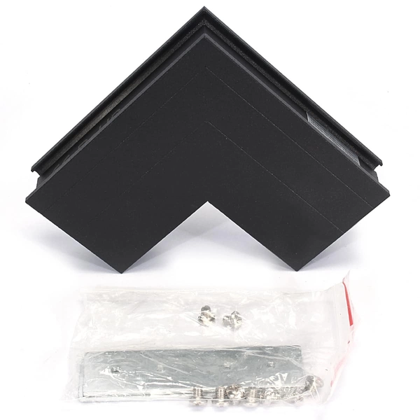 Narożnik natynkowy do szynoprzewodów magnetycznych 869 Domeno LED czarny