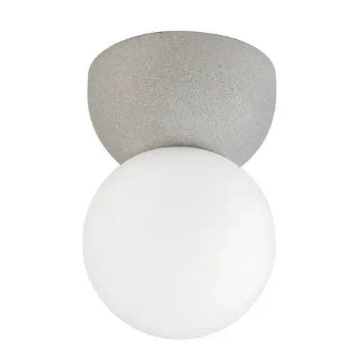 Betonowa okrągła lampa sufitowa TROSILA LE45294 szary