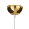 Szklana lampa wisząca Tonda ST-8722P-M gold Step ball przezroczysta