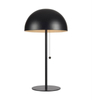 Czarna lampa stojąca Dome nowoczesna na szafkę nocną