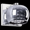 Szklany kinkiet z kryształkami CRYSTAL W0076-01A-B5FZ glamour chrom