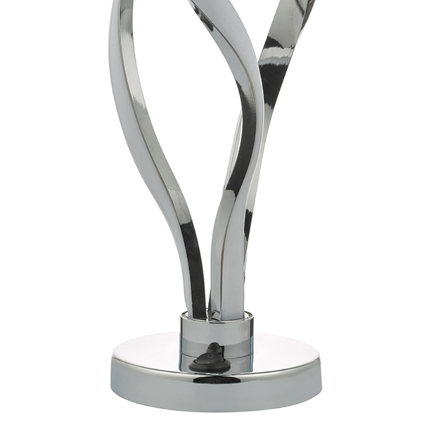 Dekoracyjna lampka stołowa Jive JIV4268 Dar Lighting LED 13W 2800K chrom