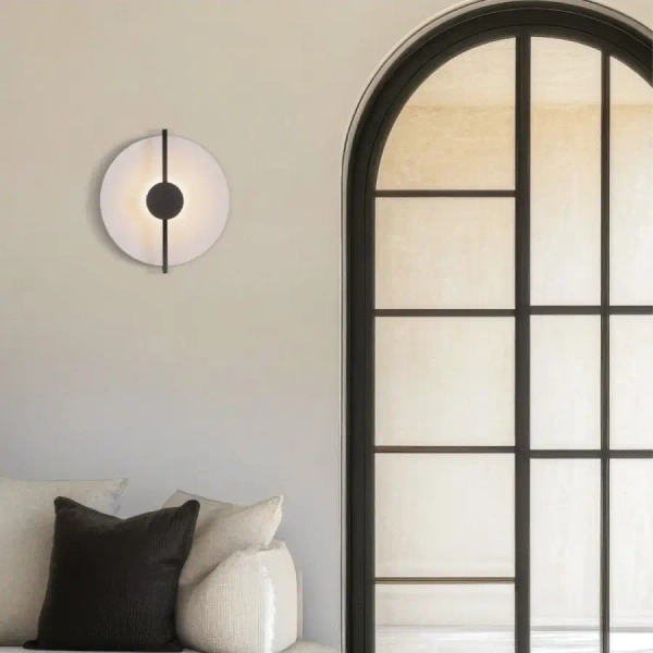 Minimalistyczna lampa ścienna 1910 LED 13W 3000K okrągła biały