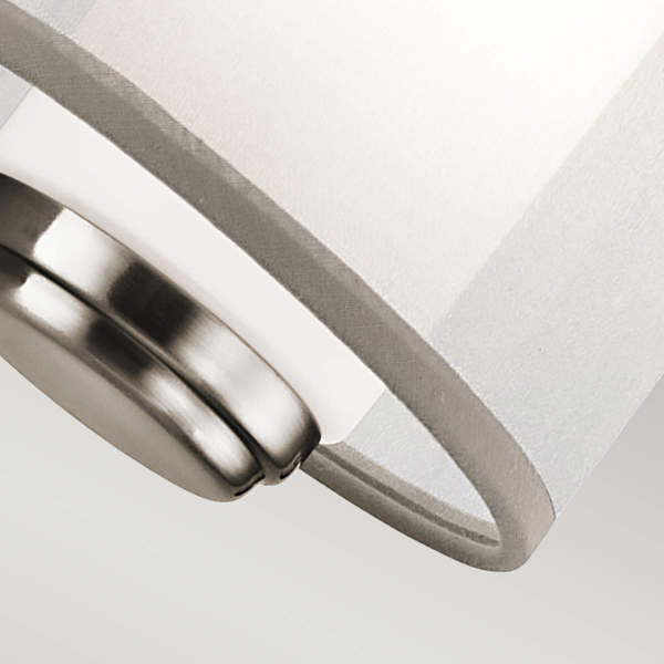 Lampa ścienna Saldana KL-SALDANA1 Kichler metal szkło srebrny