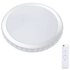 Plafon LAMPA okrągła LAYLA ML4221 Milagro sufitowa OPRAWA z kryształkami LED 26W 3000K – 6000K glamour pilot biała chrom