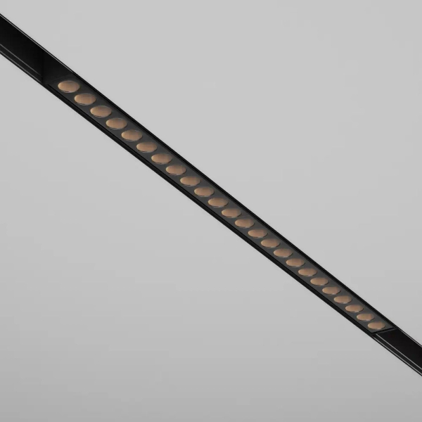 Podłużna lampa do systemu szyn magnetycznych TR031-4-24WTW-DD2-B czarny