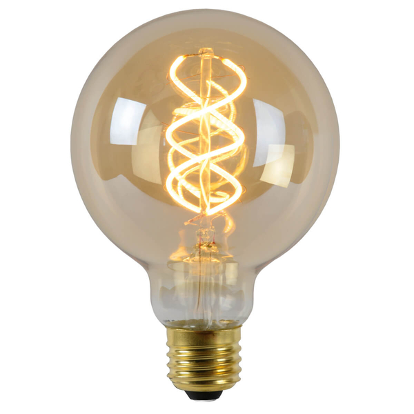 Bańka żarówka LED 49032/05/62 Lucide E27 5W 2200K 260lm bańka bursztynowa