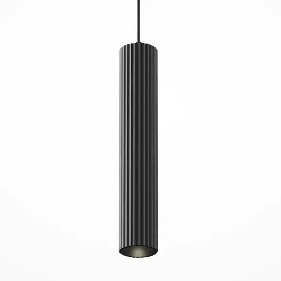 Wisząca lampa podłużna Calipso P106PL-01-GU10-B do salonu czarny