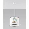 Lampa wisząca Jednorożec SL.1412 Sollux do pokoju dziecka wielokolorowa