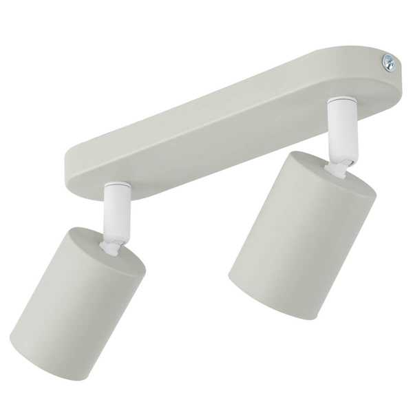 Sufitowa lampa do jadalni Livia 10239 podwójna tubki regulowana beżowa